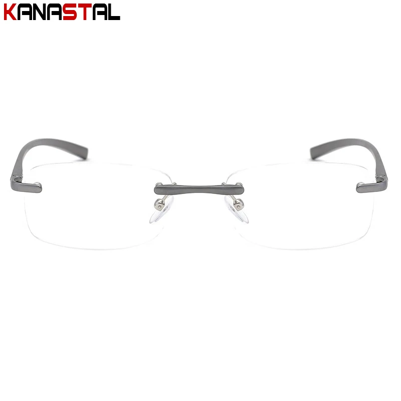 Очки для чтения без оправы мужчин и женщин аксессуары защиты глаз от