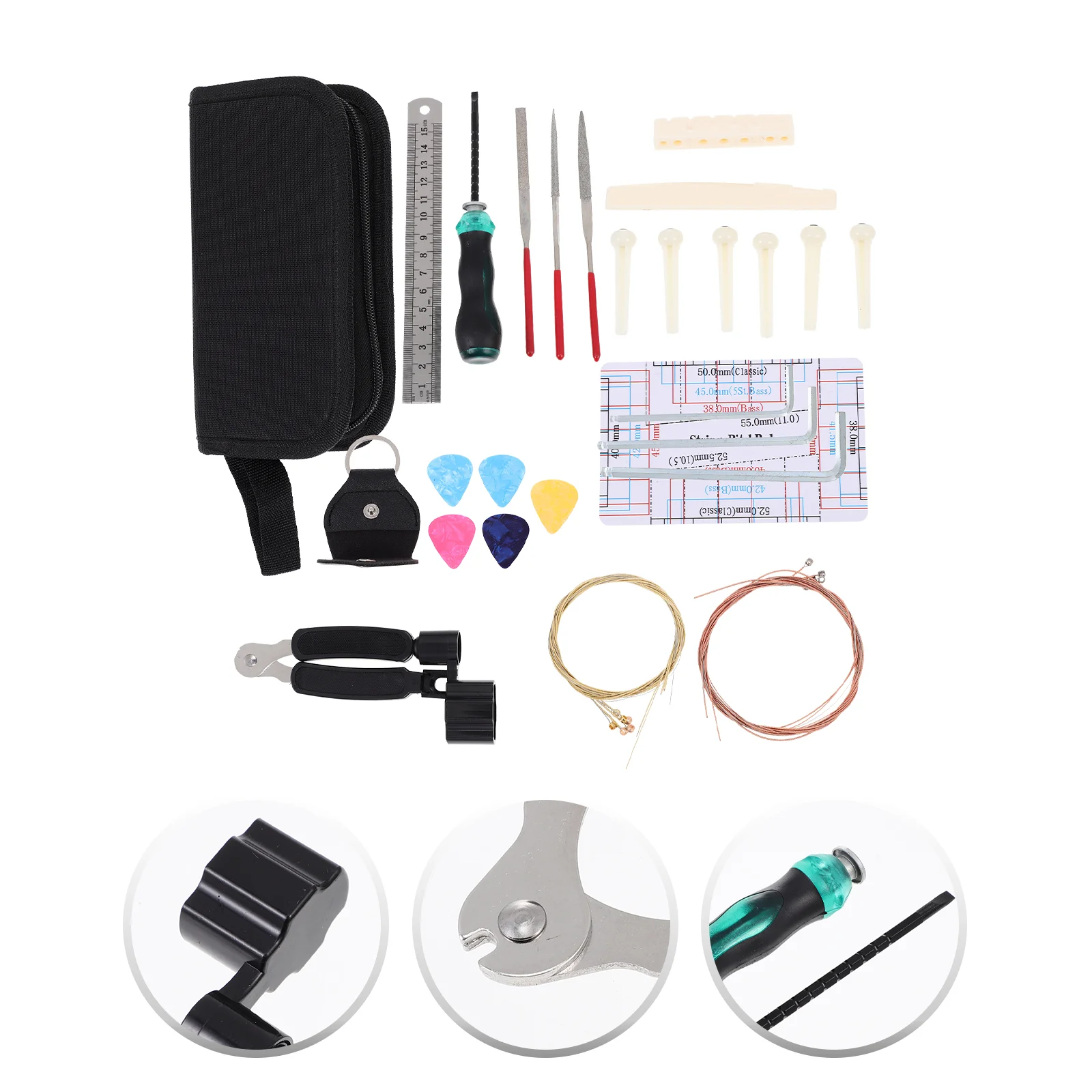 

1 Set Guitar Repair and Cleaning Tool Kit Professional Guitar Repairing Tools
