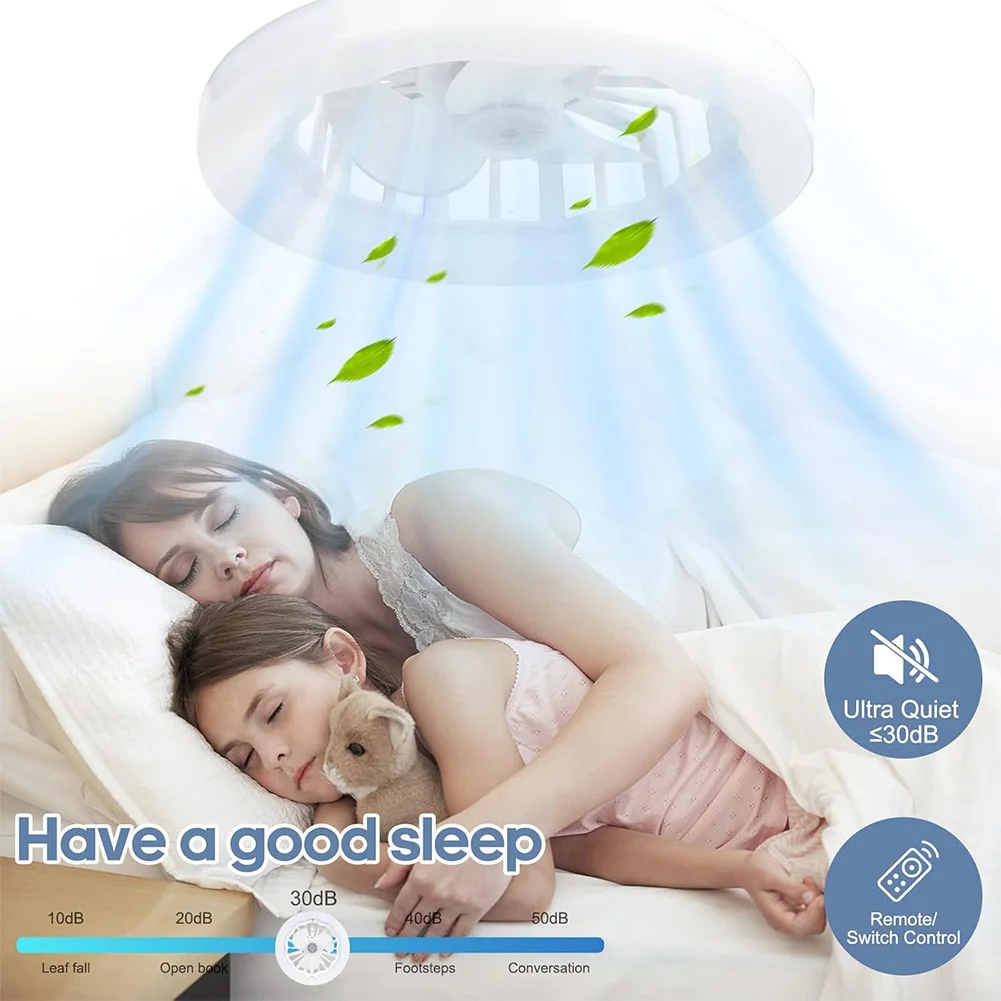 Потолочный вентилятор с подсветкой Низкопрофильный потолочный дистанционным