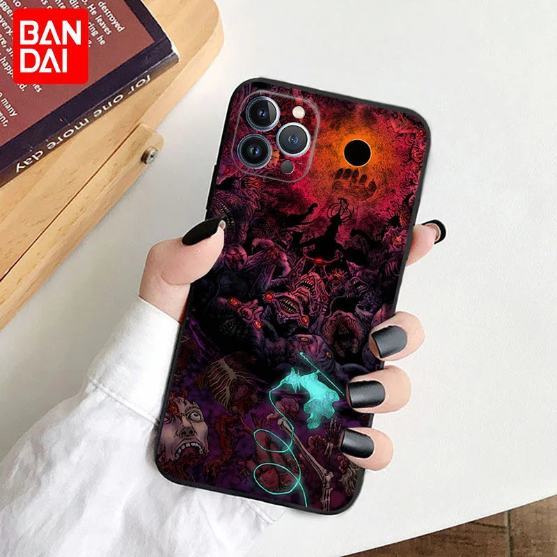 Чехол для телефона iphone 13 12 11 Pro Max XR SE 2022 Mini 8 7 Plus X XS 6S Berserk Guts Аниме роскошный матовый