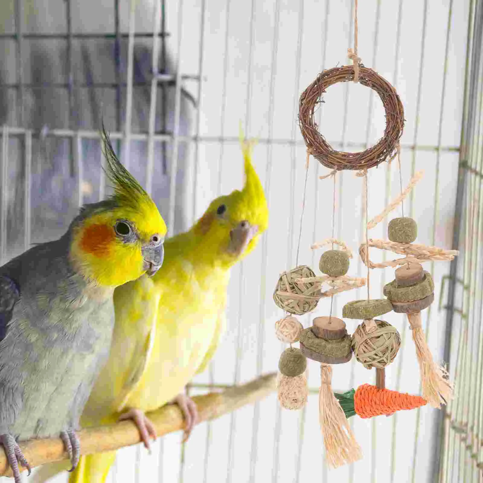 Игрушка для домашних животных подвесные игрушки измельчения птиц клетка с