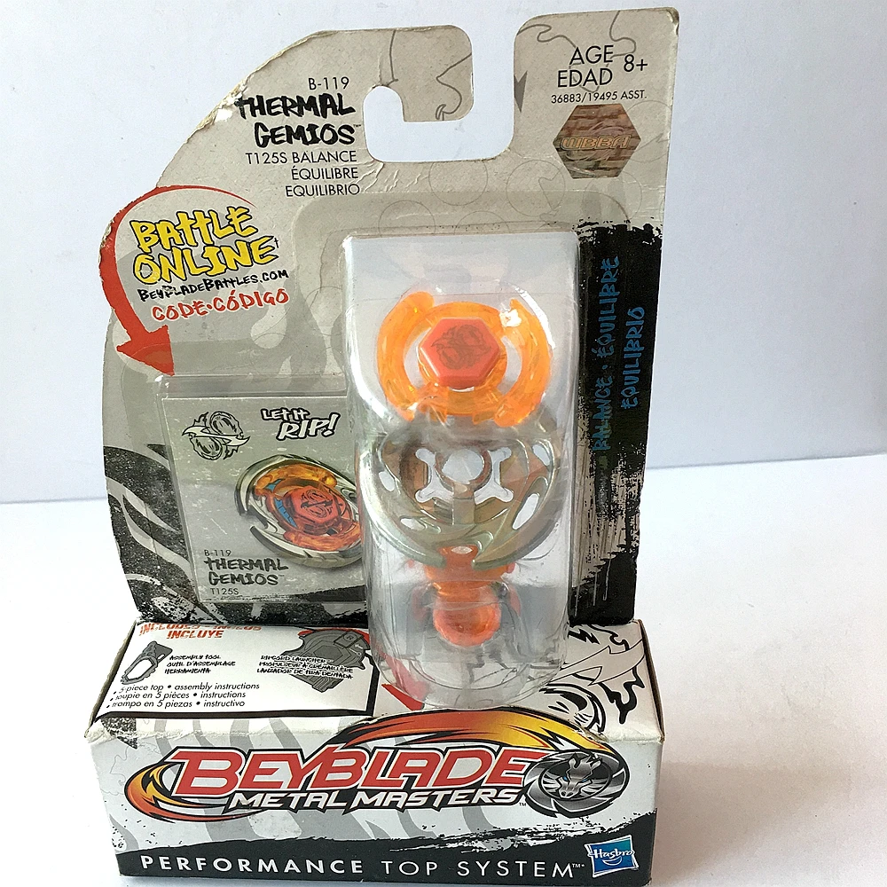 

GENUINE Beyblade Metal Masters B-119 Thermal Gemios T125S Toupie 2011 New Misb Limited edition