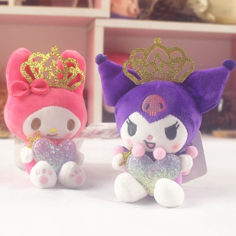 

Kawaii Sanrio My Melody Kuromi Peluches 10cm Plush Toys Peluche Style Plush Doll Small Pendant Bag Charm Spotify Premium kids