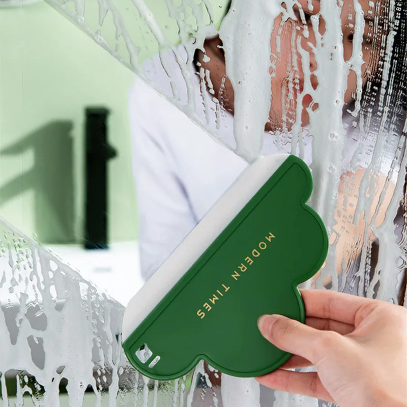 

Bathroom Accessories Small Wiper Bathroom Glass Kitchen Countertop Cleaning Brush Board Mirror Window Cleaning Defogging Tools