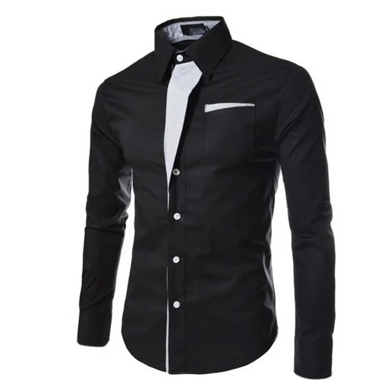 

2023 Hot Sale New Fashion Camisa Masculina Long Sleeve Shirt Men Slim fit Design Formal Casual Brand Male Dress Shirt Size M-4XL