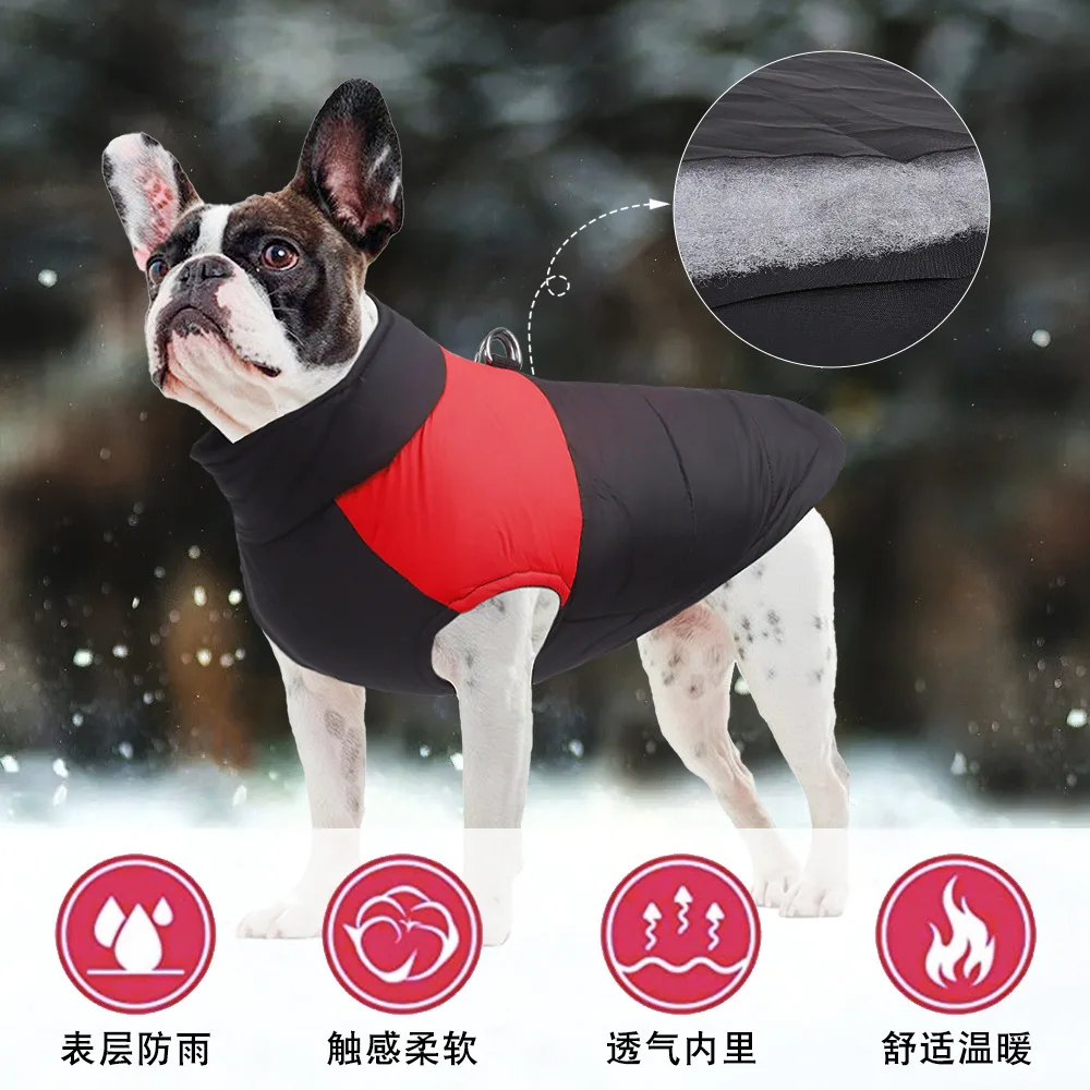 

2023 зимняя Толстовка для собак, одежда для маленьких и средних собак, теплая флисовая куртка на молнии для собак, куртка для чихуахуа, француз...