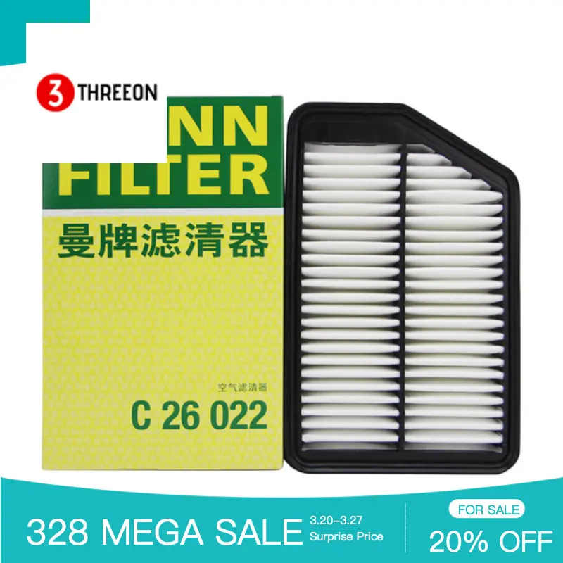 

Фильтр MANN C26022 для HYUNDAI ix25, KIA Shuma 281133X000 28113D8300 281134V100