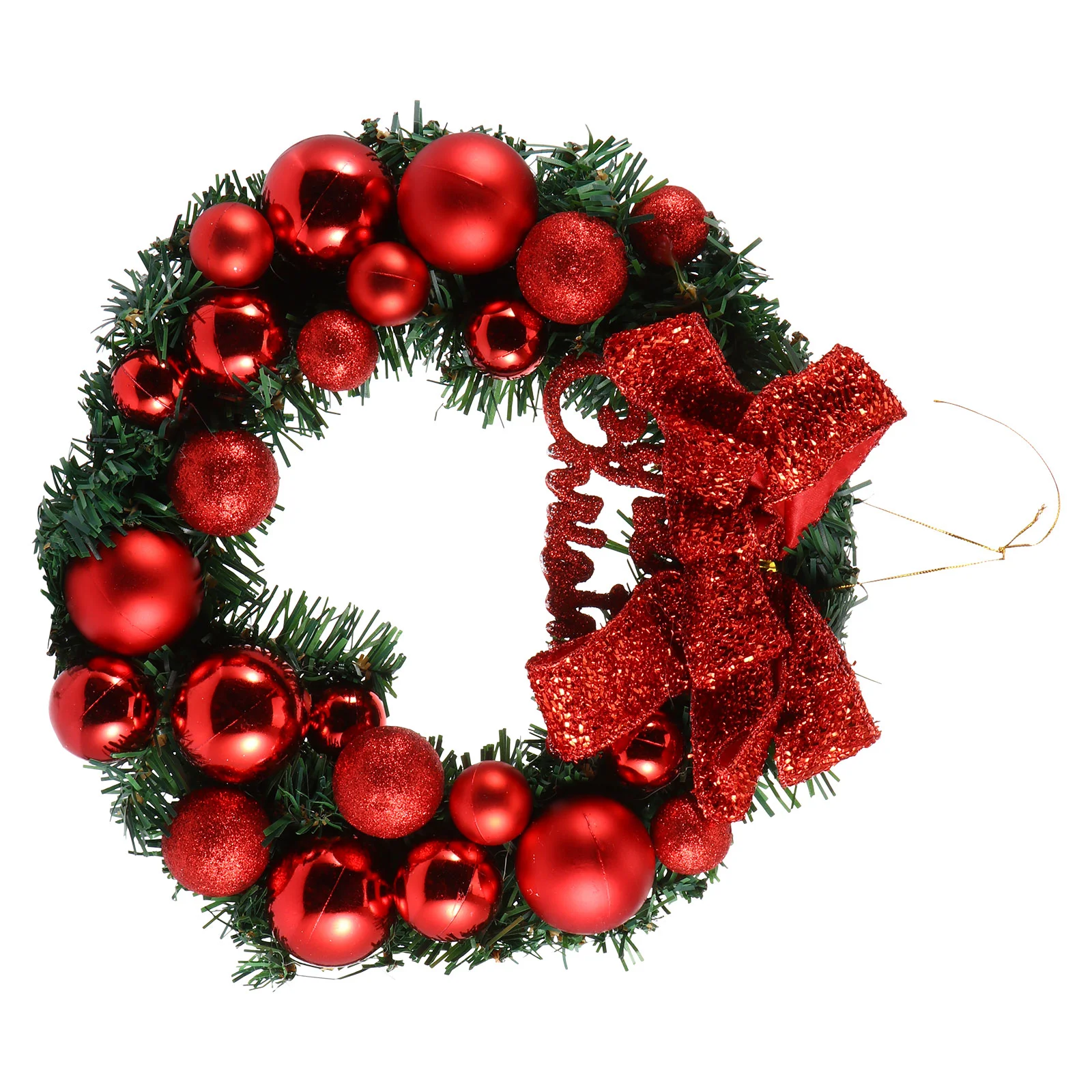 

1Pc Christmas Garland Christmas Wreath Christmas Adornment Hanging Ornament