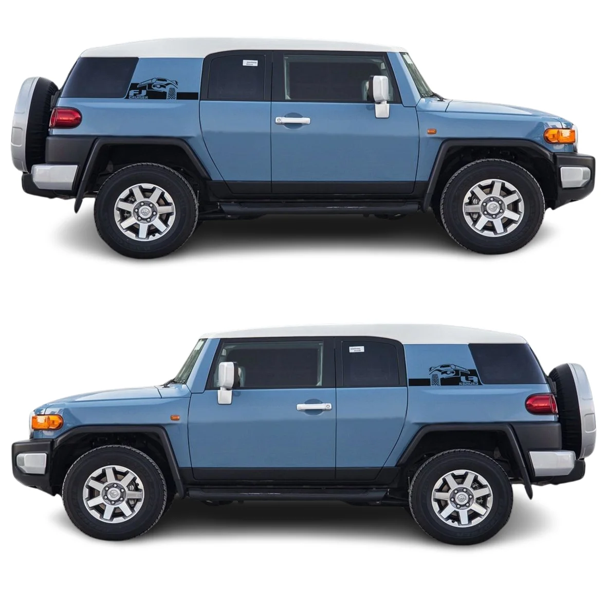 

Оригинальные ограниченные наклейки на боковые стойки C, графические Наклейки на внедорожник, виниловые наклейки, Светонепроницаемый комплект для FJ Cruiser