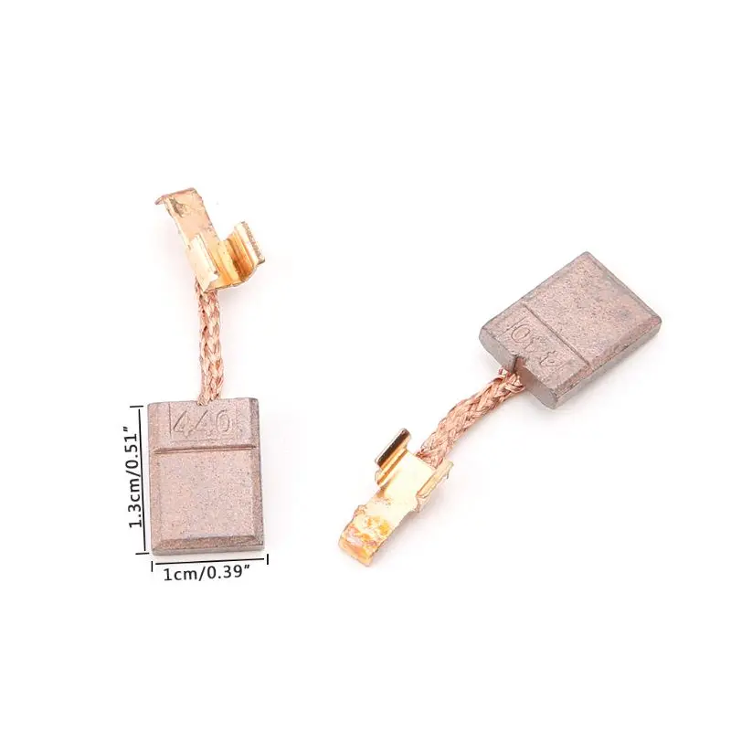 Угольные щетки для двигателя 2 шт./компл. CB-440 BHP458 18 В BDF452 BHP454 13x10x3 мм