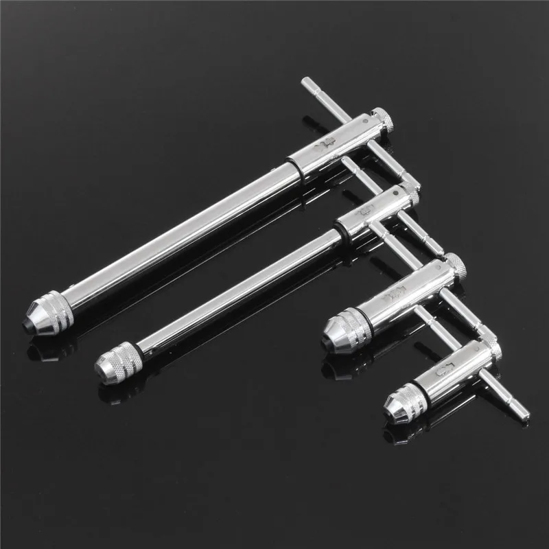 

Adjustable T-Handle Ratchet Tap M3-M8 M5-M12 Lengthen Wrench Tap Screw Holder Reversible Wrench Wire Tapping Holder Hand Tools