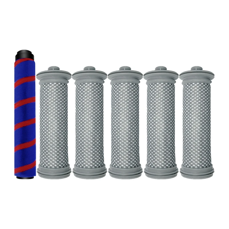 

6 Pcs Roller Brush For Tineco A10 A11 PURE ONE S11/S12 Series Vacuum Cleaner Spare Replacement Parts