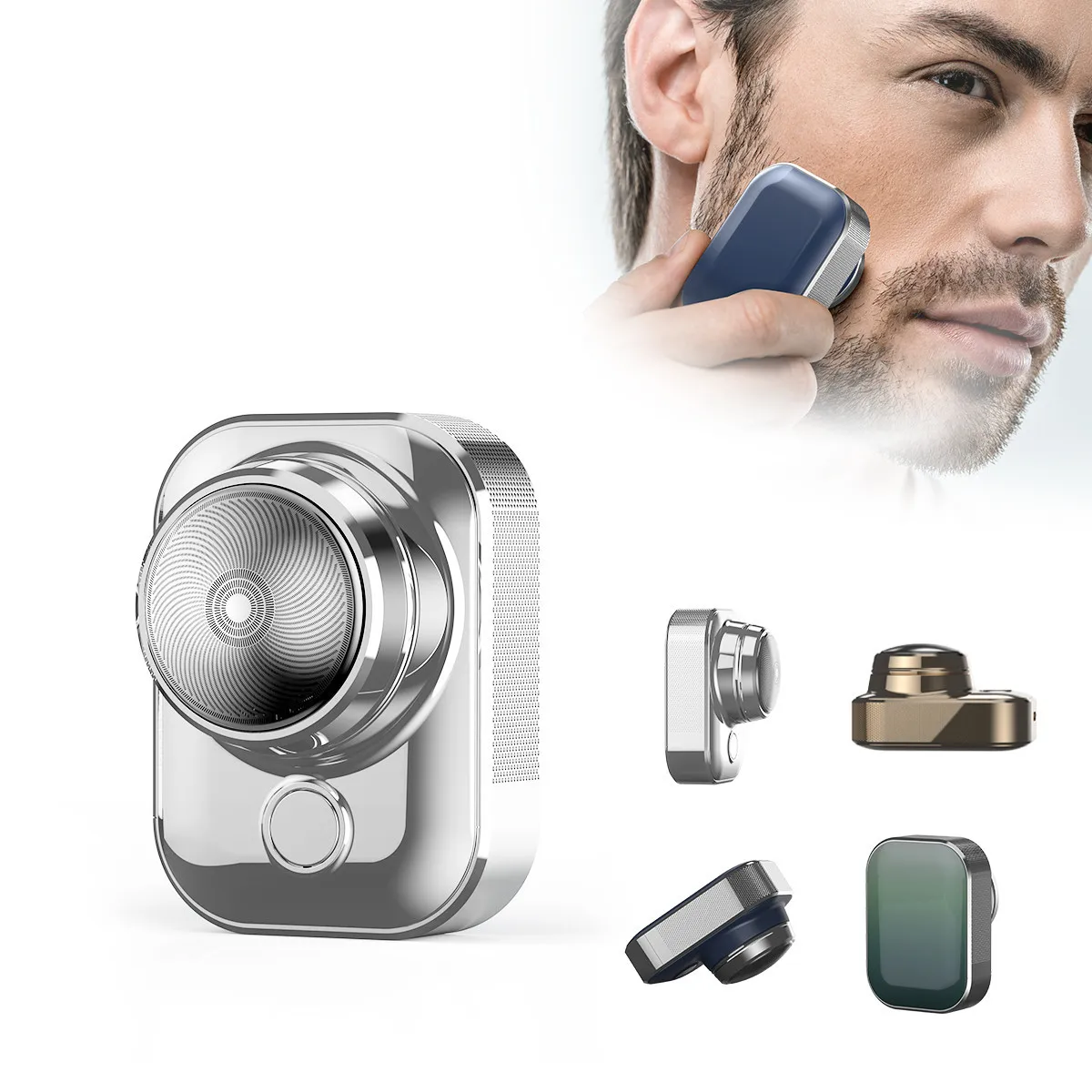 New Mini Electric Shaver Beard Trimmer Razor Portable Mini Shaver Reciprocating Shaving USB Charge Shaver For Men Razor