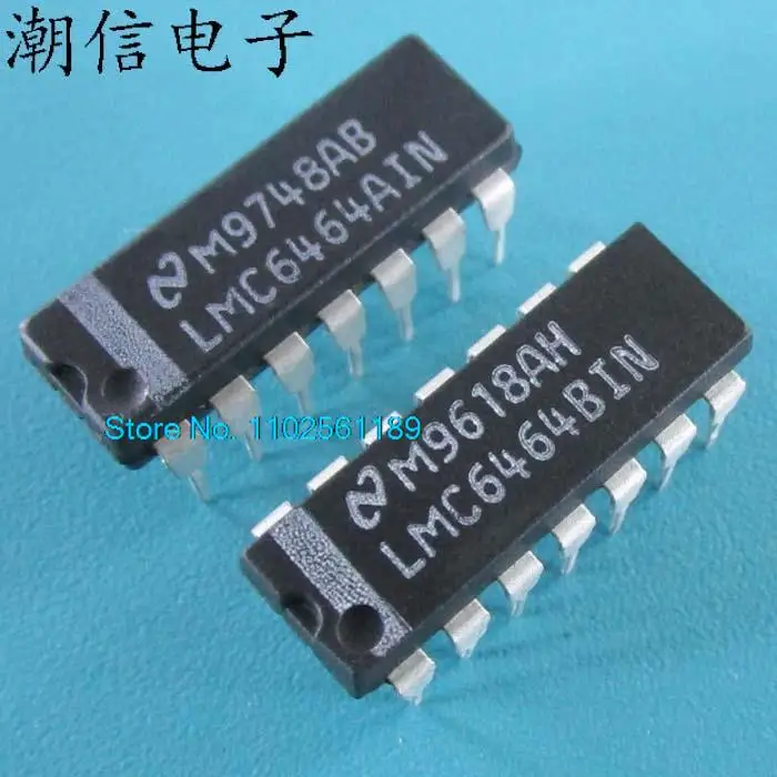 

5PCS/LOT LMC6464BIN LMC6464AIN DIP-14
