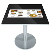 modern metal smart touch screen menu coffee table with window 7 8 10 system