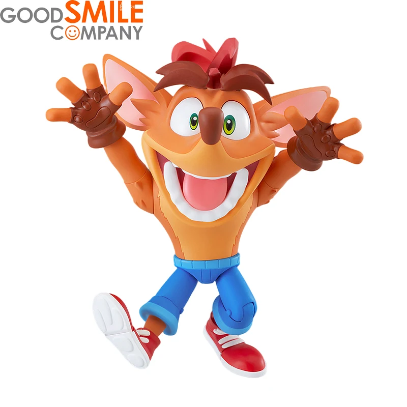 

100% Genuine Good Smile Nendoroid GSC 1501 Crash Bandicoot Action Figure Doll Collection Model Toy 10cm