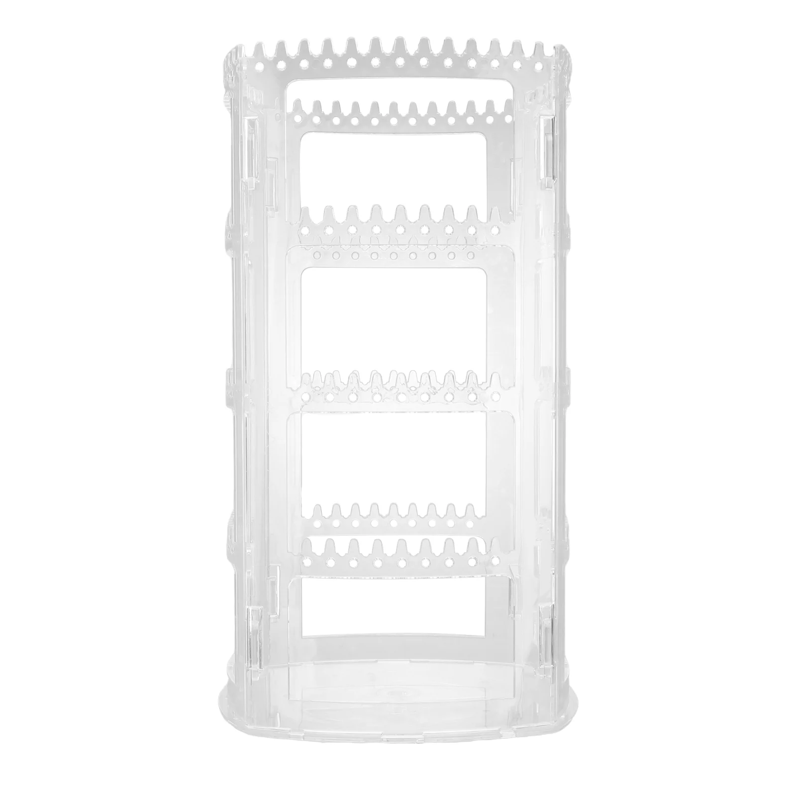 

Desktop Display Stand Acrylic Hoop Earrings Organizer Jewelry Rotating