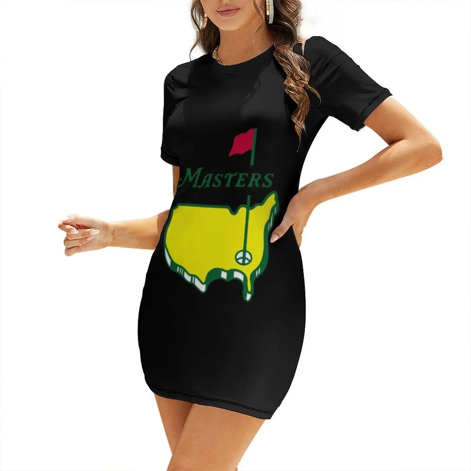 Платье The Masters с короткими рукавами женская одежда тренд 2025 женское платье платья
