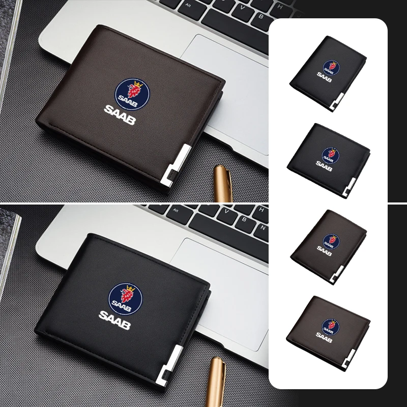 Мужской кожаный бумажник для салона автомобиля кошелек с несколькими