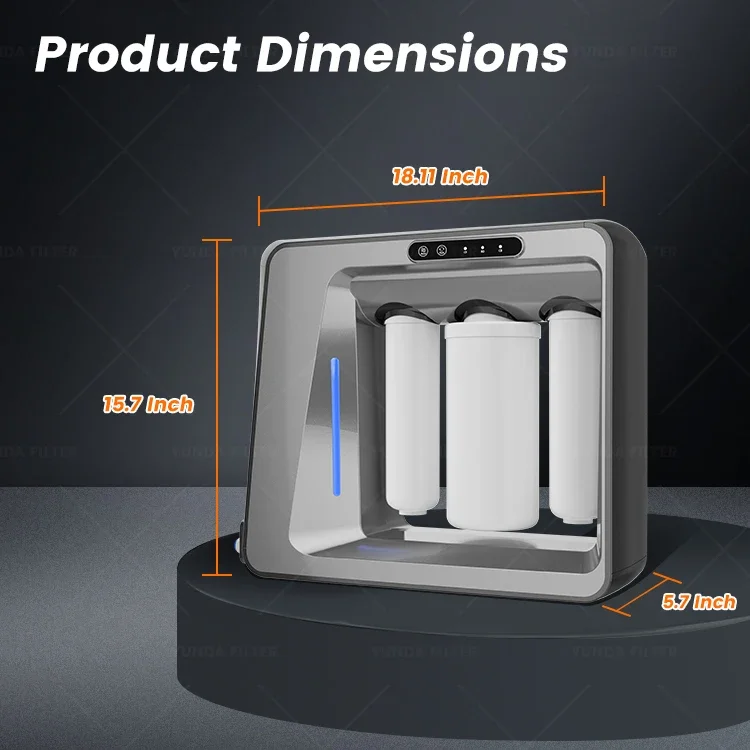 Уменьшите низкое соотношение дренажа TDS Безрезервуарная система RO обратного