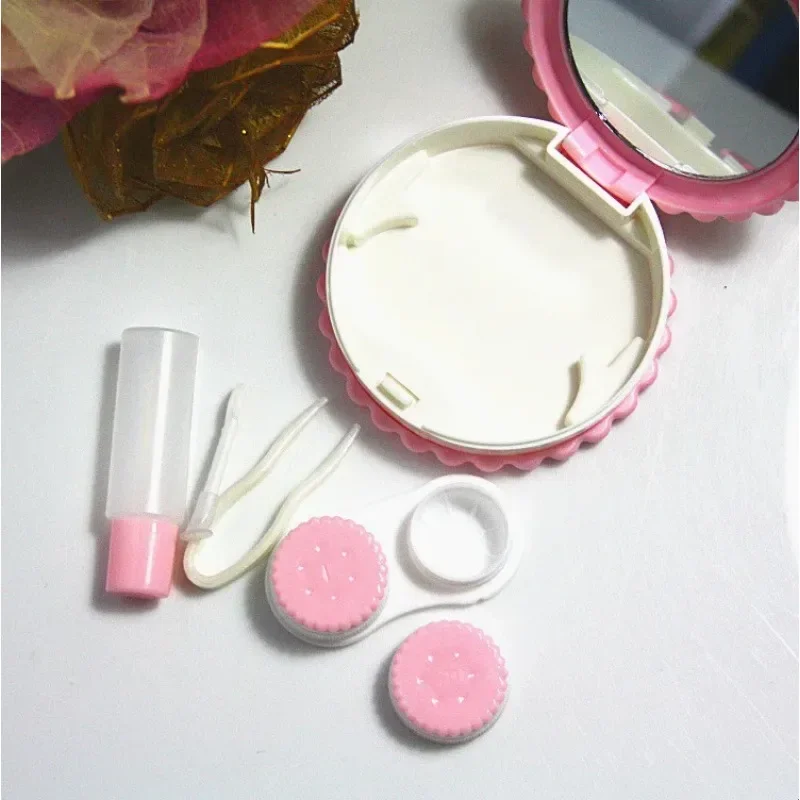 Мультяшные милые очки с печеньем искусственные контактные линзы женский