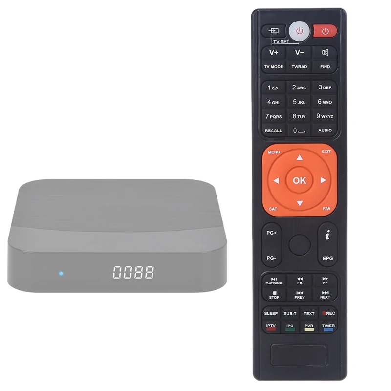 

Replacement Remote Control for v8 NO VA/V8 PRO2/V8X/V8 UHD/V9 SUPER for Smart Setup Box Drop Shipping