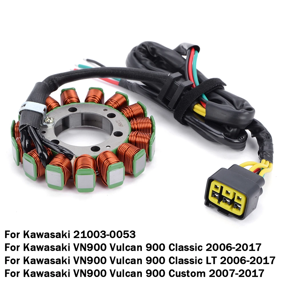 VN 900 катушка статора мотоциклетного генератора для Kawasaki VN900 Vulcan Classic LT 21003-0053 ﻿