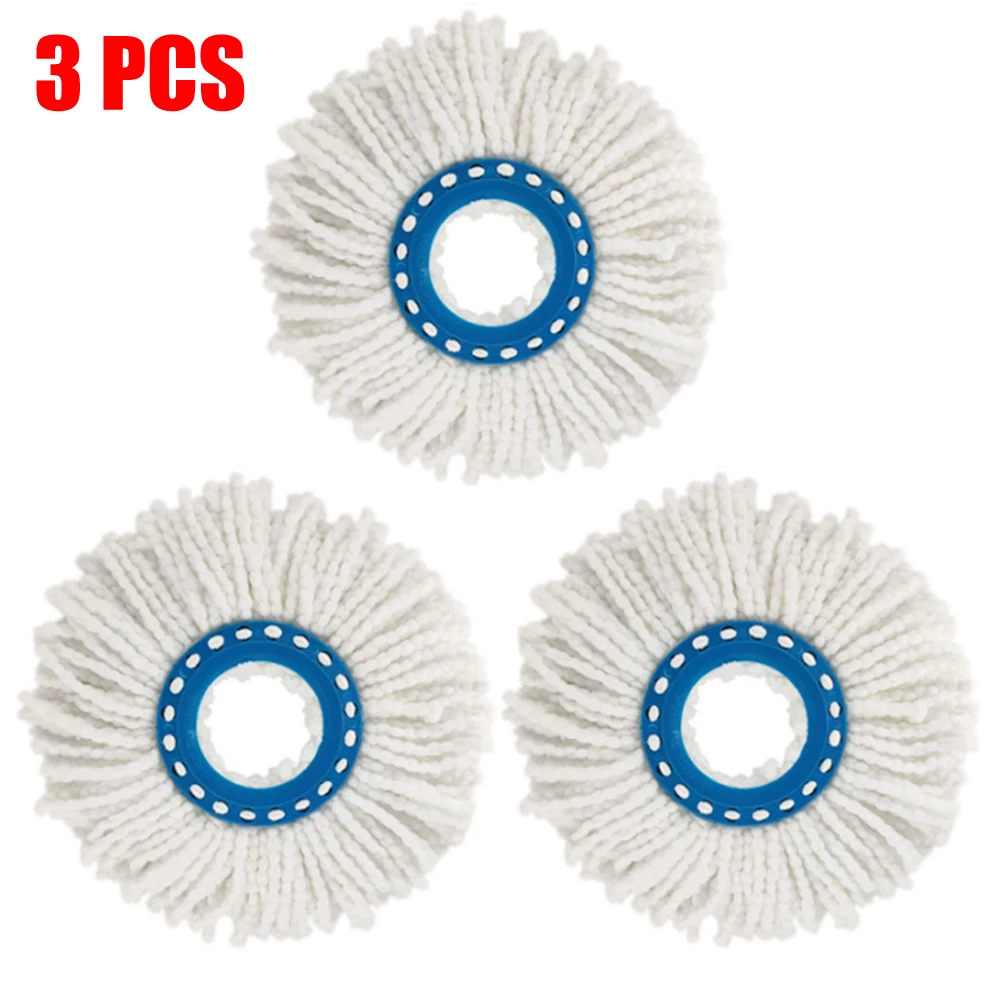 

3pcs For Leifheit Disc Mop Heads Microfiber Spin Mop Cloth Washable Reusable Floor Cleaning Tools Replacement Accessories