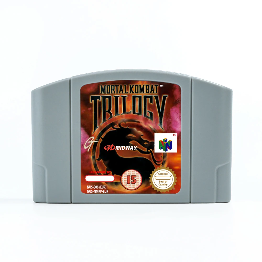 Игровой картридж Mortal Kombat Trilogy для 64-битных консолей PAL EUR