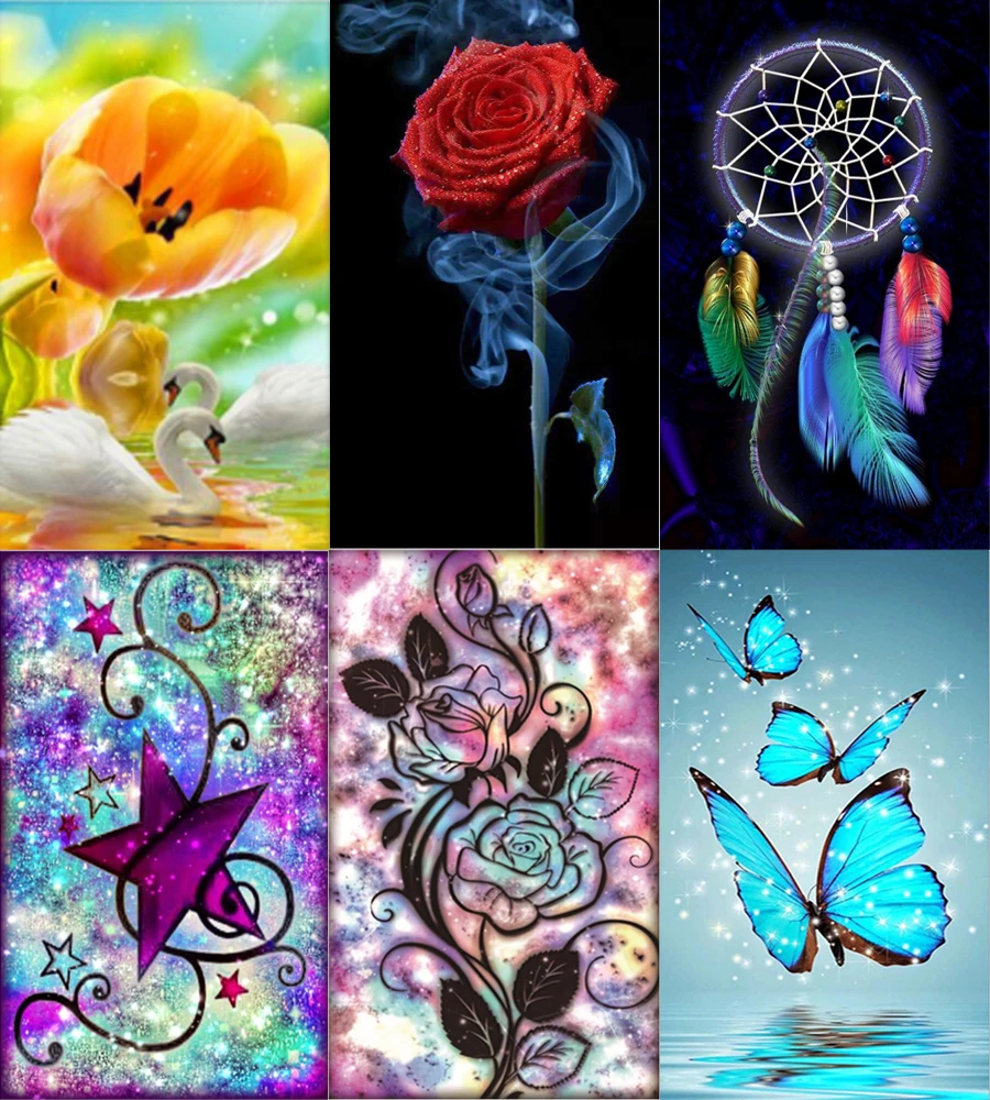 

5D ромбовидное украшение в виде животных, украшение для рук, Набор для творчества