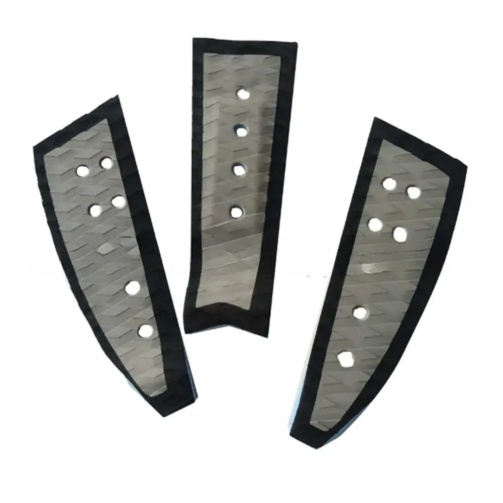 

3 шт., нескользящий серый коврик для серфинга