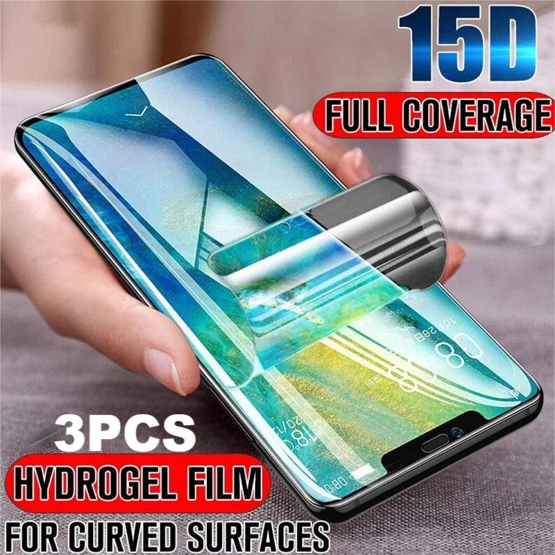 

Гидрогелевая пленка 9D для Huawei Honor 9 10 20 Lite 9i 10i 20i 8X 8A 8C 8S, защитная пленка для экрана, чехол, 3 шт.