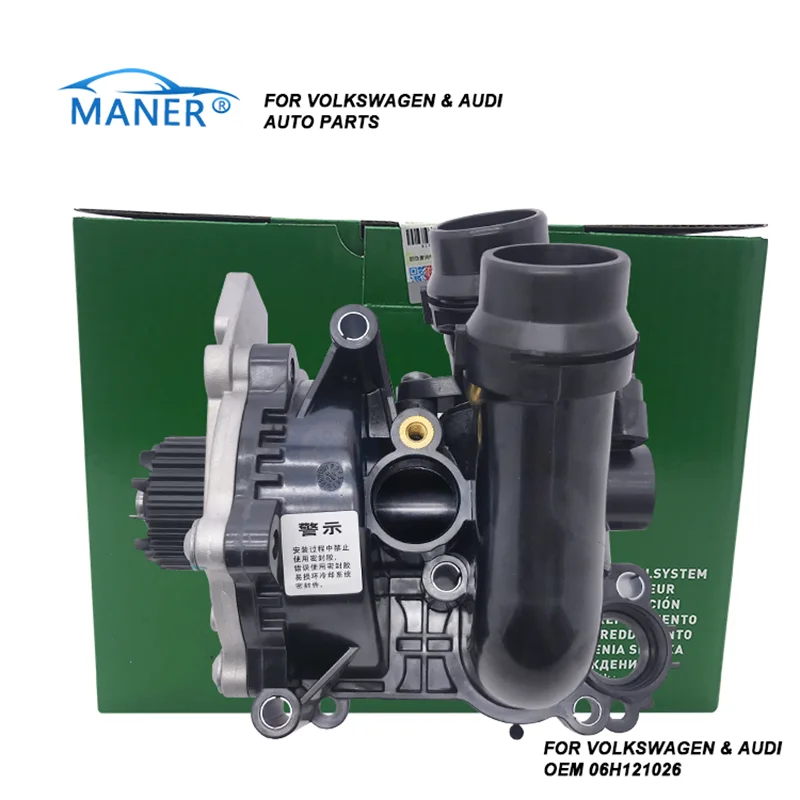 

Водяной насос MANERI 06H121026 06H121026AB 06J121026G 06H12102 6DD регулятор охлаждающей жидкости для VW TIGUAN GOLF Passat Audi A4 Q5 A6