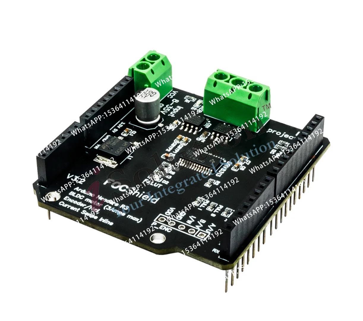 Плата контроллера двигателя SimpleFOC Shield V2.0.4 V3.2 FOC BLDC для Arduino Servo (art.: 3920dbf18c0a2) - 3920dbf18c0a2