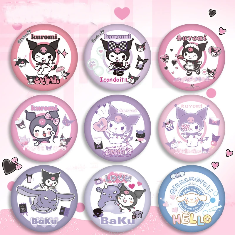

Sanrio, Хелло Китти мультфильм аниме жесть серийная мягкая Кнопка булавка ювелирные изделия значок брошь одежда Творческий шляпа воротник под...