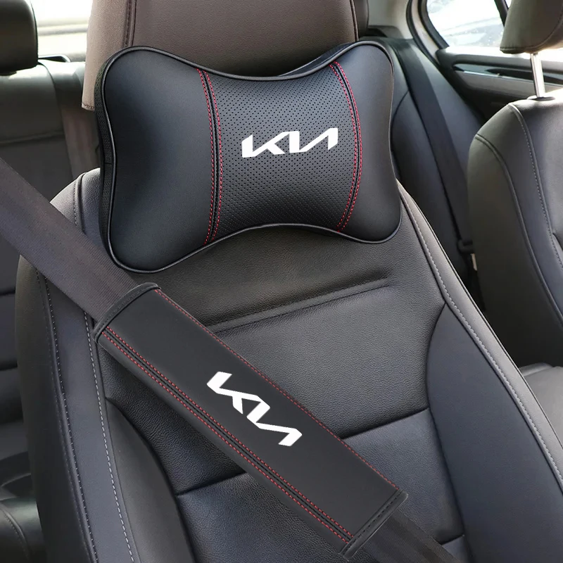 Автомобильная подушка для шеи на спине Napppa из мягкой кожи облегчение