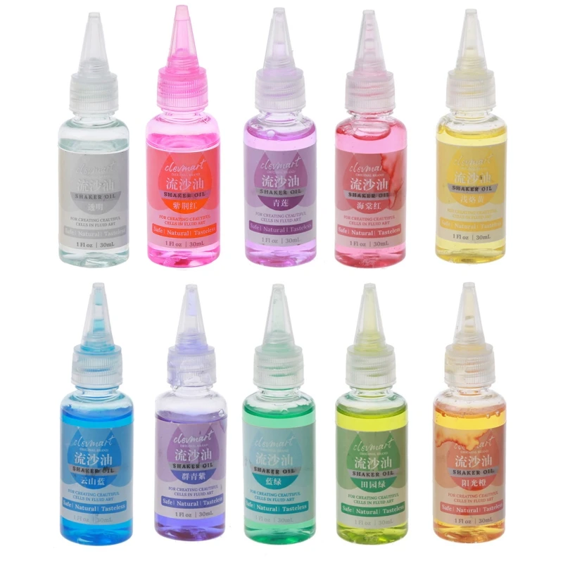 

30ml Pouring Oil Epoxy Resin Silicone Mold Liquid Flow Quicksand Oil Resin Shake