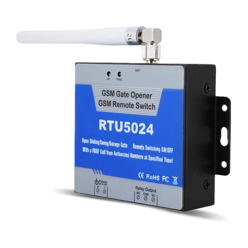 

RTU5024 GSM Gate Opener, GSM Mobile Phone Access Controller Remote Control Switch SMS Door Opener Control
