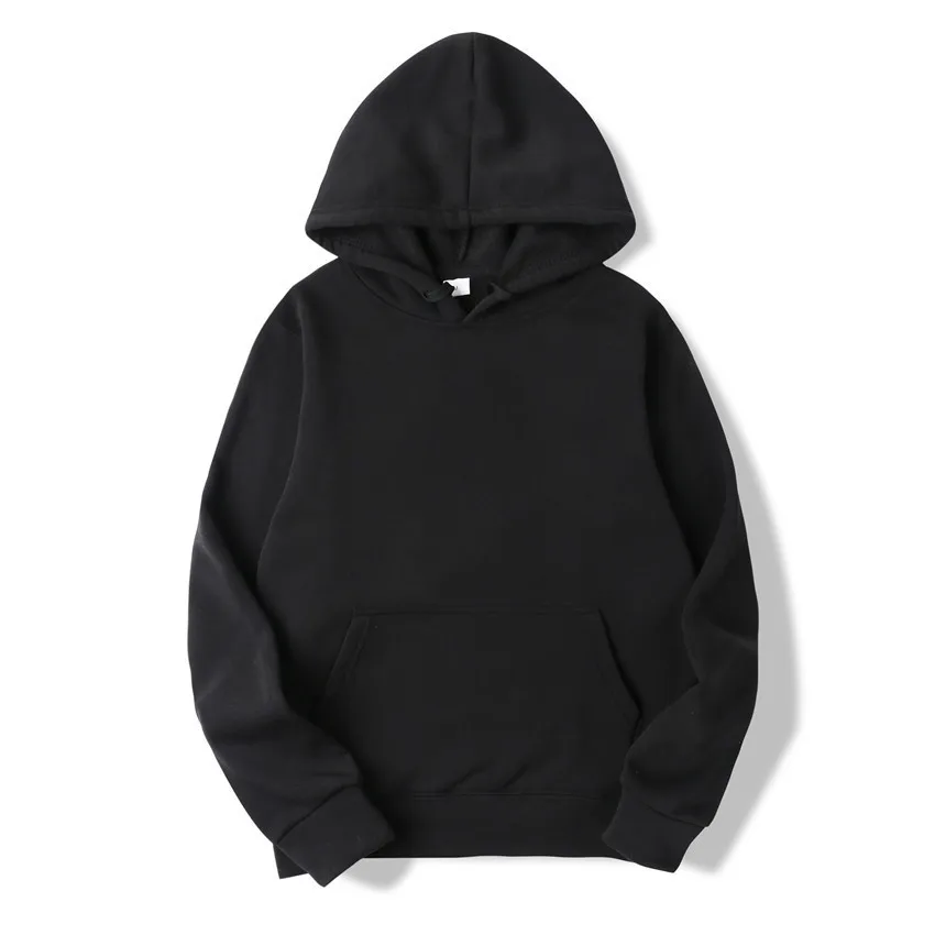 

Men's Hoodies Cotton 2020 New Arrivals Fashion Solid Color Hip Hop Custom Hoodie Man/Women Sweatshirt Hoody Z18