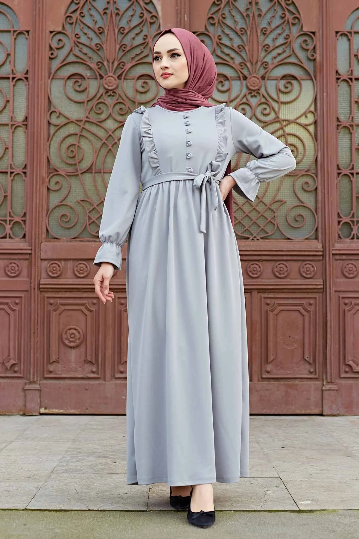 Женское платье с оборками, платья для женщин, кафтан, абайя, женское длинное мусульманское платье, турецкие Абайи
