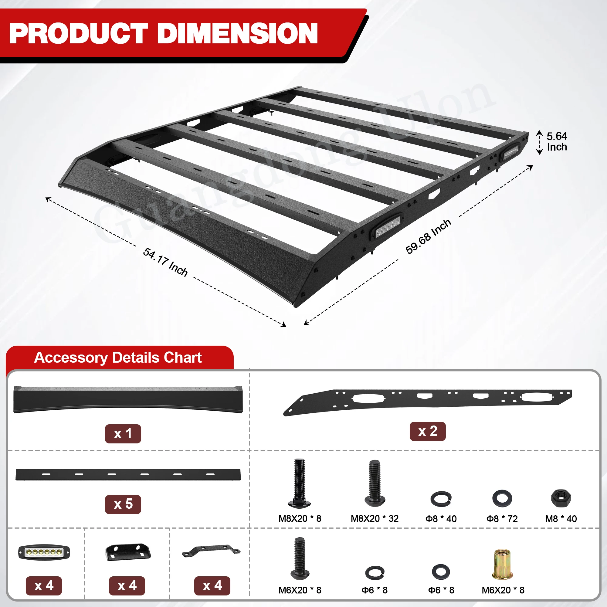 Новый продукт Ram 1500 верхний багажник на крышу перекладина грузовая корзина для