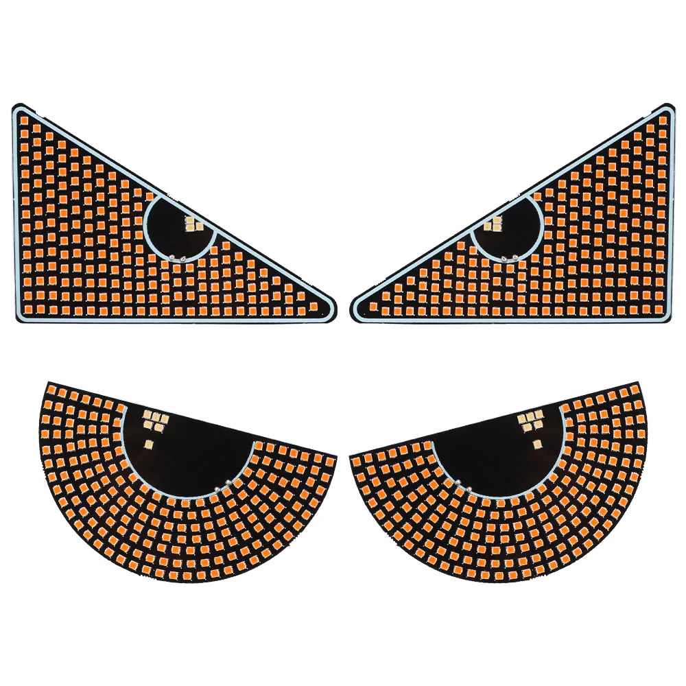 Мигающий светодиодный декоративный светильник для лобового стекла автомобиля