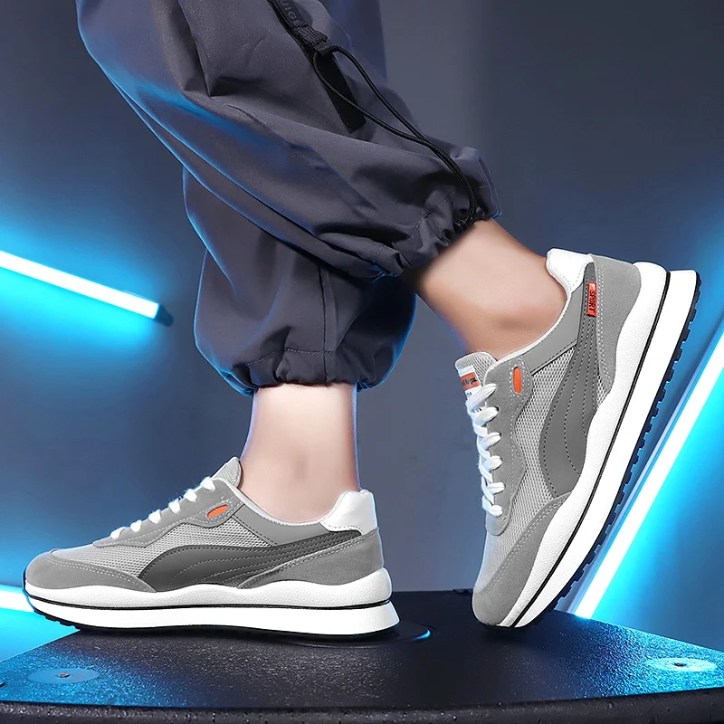 Casual Sneakers for Men Summer Breathable Mesh Running Shoes Male Original All Brands Athletic Sports Trainers Free Shipping