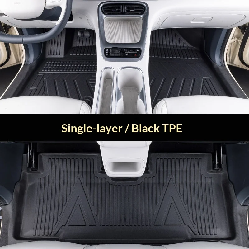 Для Geely Galaxy E5 EX5 2025 2026: Комплект автомобильных ковриков из TPE с полным покрытием, без запаха, для защиты порогов, сверхпрочные (art.: 3920dafcbc273) - 3920dafcbc273