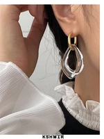 cool and delicate design transparent acrylic earrings women summer high sense of atmospheric ring earrings