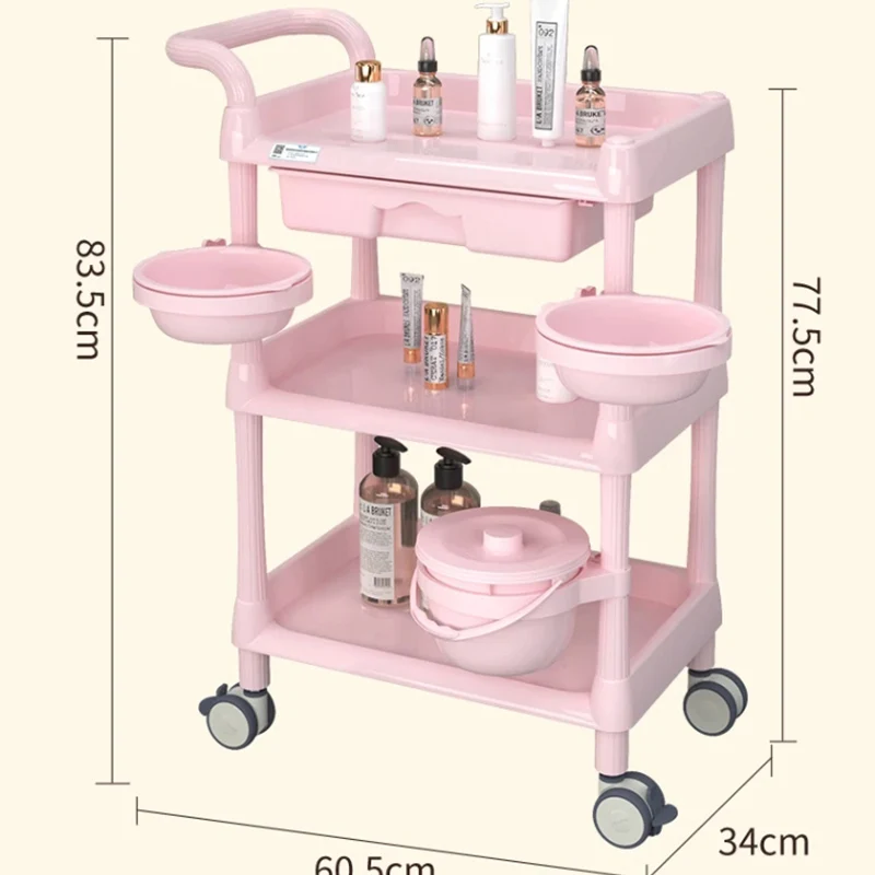 Тележка-тележка с колесами складные парикмахерские тележки тележка для салона