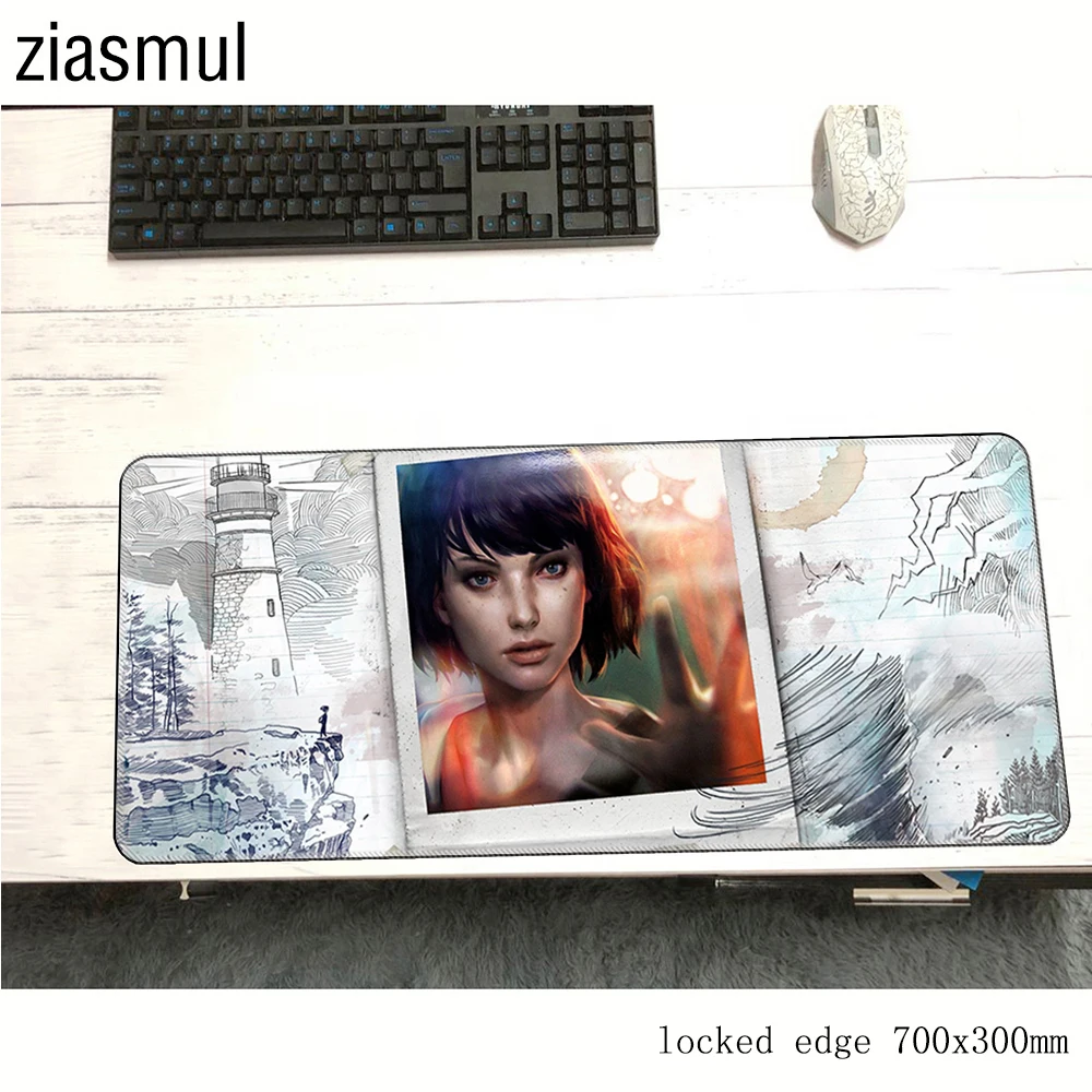 Фото Коврик для мыши Life Is Strange, индивидуальный игровой коврик для мыши 70x30 см, игровой коврик для мыши, геймерский компьютерный стол, подарок для мальчика, коврик для ноутбука, коврик для мыши, ПК №3