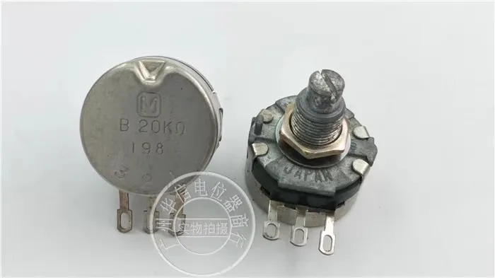 

Panasonic Type 24 single potentiometer B20K handle 15mm round
