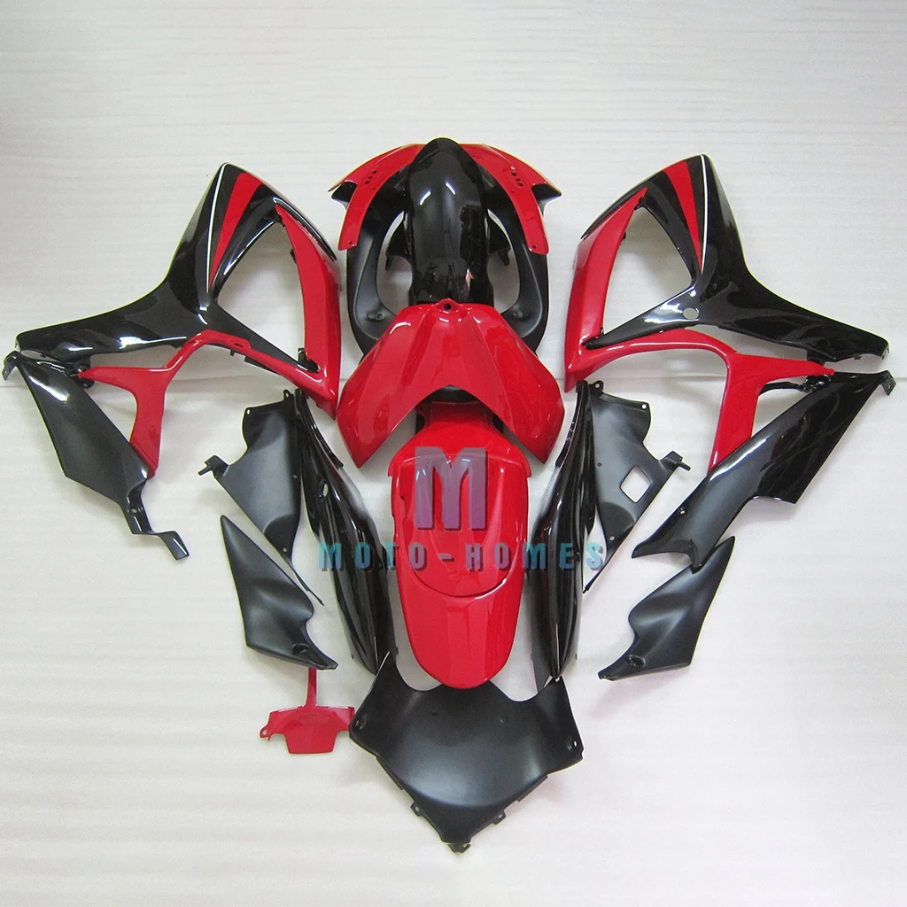 

Комплект обтекателей ABS для мотоцикла SUZUKI GSXR600/750 2006 2007 литая под давлением рандомная сталь 06 07 K6, эвакуационный ремонт велосипеда, красный, черный