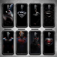 bandai superman phone case for redmi 9a 9 8a note 11 10 9 8 8t pro max k20 k30 k40 pro